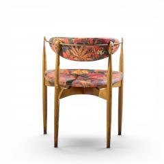 Dan Johnson Dan Johnson for Selig Viscount Mid Century Brass and Walnut Chair Pair - 4687281