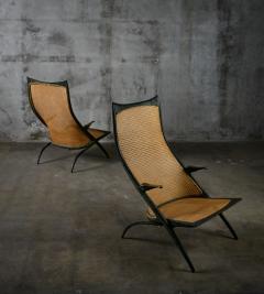 Dan Johnson Pair of Dan Johnson Gazelle Lounge Chairs - 193598