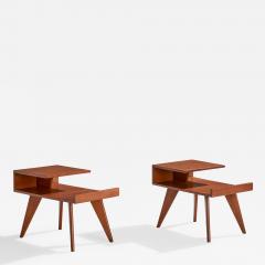 Dan Johnson Side Tables in Mahogany USA 1950s - 4771114