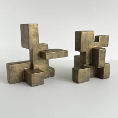 Dan Schneiger Composition 202 2 Cubist Abstract Sculpture by Dan Schneiger - 3557514