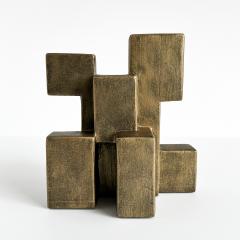 Dan Schneiger Composition 202 3 Cubist Abstract Sculpture by Dan Schneiger - 3557488