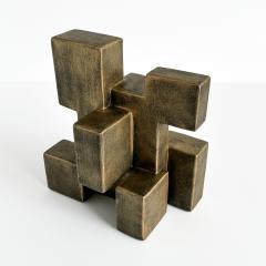 Dan Schneiger Composition 202 3 Cubist Abstract Sculpture by Dan Schneiger - 3557499