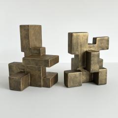 Dan Schneiger Composition 202 3 Cubist Abstract Sculpture by Dan Schneiger - 3557501