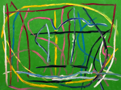 Dana Gordon Green City Abstract painting 2021 - 3655979