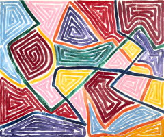Dana Gordon Message Abstract painting 2023 - 3655945
