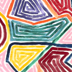 Dana Gordon Message Abstract painting 2023 - 3655949