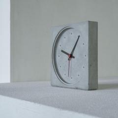 Danese Milano Kuno Prey Concrete Clock 1986 - 4608699