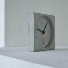 Danese Milano Kuno Prey Concrete Clock 1986 - 4608701