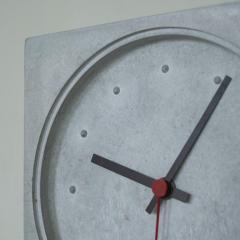 Danese Milano Kuno Prey Concrete Clock 1986 - 4608702