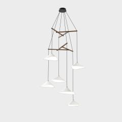 Daniel Becker Daniel Becker Emily Vertikal 6 Chandelier - 2541621