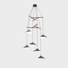 Daniel Becker Daniel Becker Emily Vertikal 6 Chandelier - 2541624