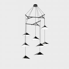 Daniel Becker Daniel Becker Emily Vertikal 8 Chandelier - 2541643