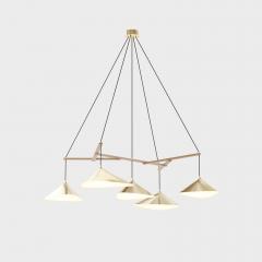 Daniel Becker Large Daniel Becker Emily 5 Chandelier in Brass - 2905840