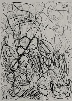 Daniel Firman I REFUSE TO DRAW TODAY Contemporary drawing - 1892208