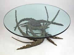 Daniel Gluck Cast and Welded Sculptural Bronze Round Swirl Coffee Table by Daniel Gluck - 660589