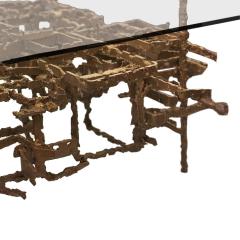 Daniel Gluck Daniel Gluck Maze Coffee Table in Bronze 1969 - 4175246