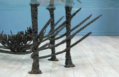 Daniel Gluck Daniel Gluck Sculptural Brutalist Bronze Coffee Table - 2215617
