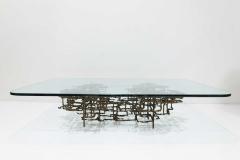 Daniel Gluck Daniel Gluck Sculptural Coffee Table in Bronze 1970s - 3978272