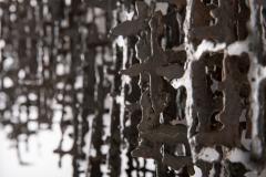Daniel Gluck Large Brutalist Welded Steel Wall Sculpture by Dan Gluck 1970s - 4283487