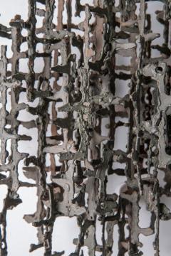 Daniel Gluck Large Brutalist Welded Steel Wall Sculpture by Dan Gluck 1970s - 4283488