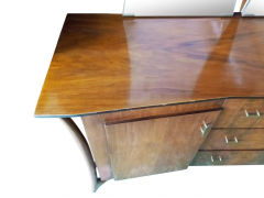 Daniel Jones Inc Piet Hein Attribution Daniel Jones Anthropomorphic Walnut Cabinet Triple Mirror - 2547696