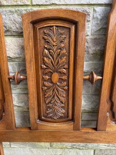 Daniel Jones Inc Stunning Daniel Jones Sculptural Walnut Queen Headboard Mid Century Modern - 4362008