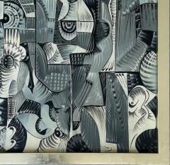 Daniel Morales Daniel Morales Cuban American Abstract Painting on Canvas 1970s - 4117174
