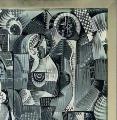Daniel Morales Daniel Morales Cuban American Abstract Painting on Canvas 1970s - 4117175