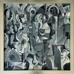 Daniel Morales Daniel Morales Cuban American Abstract Painting on Canvas 1970s - 4117178