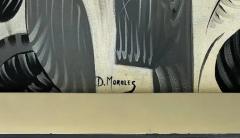 Daniel Morales Daniel Morales Cuban American Abstract Painting on Canvas 1970s - 4117192
