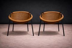 Daniel R Johnson Brazilian Mid Century Modern Wicker Chair Daniel R Johnson 1950s - 4550349