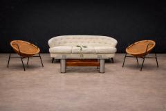 Daniel R Johnson Brazilian Mid Century Modern Wicker Chair Daniel R Johnson 1950s - 4550354