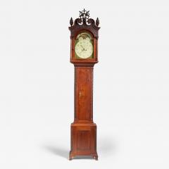 Daniel Rose Tall Clock with Chippendale Carving - 2857512