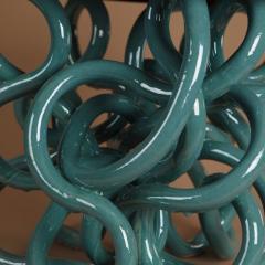 Daniel Shapiro Squiggle Table with Walnut Top - 4816694