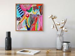 Daniela Marin Arrecife II Abstract painting 2023 - 3656133