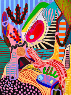 Daniela Marin Barotr pico III Abstract painting 2023 - 3656207