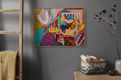 Daniela Marin Barotr pico VIII Abstract painting 2023 - 3656194