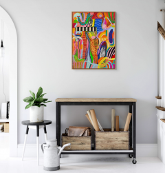 Daniela Marin Barotr pico XI Abstract painting 2023 - 3656186
