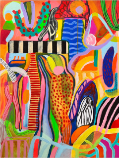 Daniela Marin Barotr pico XI Abstract painting 2023 - 3656208