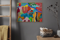 Daniela Marin Barotropico IV Abstract painting 2023 - 3656119