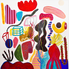 Daniela Marin Medusae I Abstract painting 2023 - 3656187