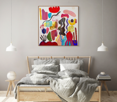 Daniela Marin Medusae I Abstract painting 2023 - 3656191