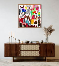 Daniela Marin Suspended in the air Abstract painting 2023 - 3656140