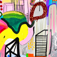 Daniela Marin Vista I Abstract painting 2023 - 3656145