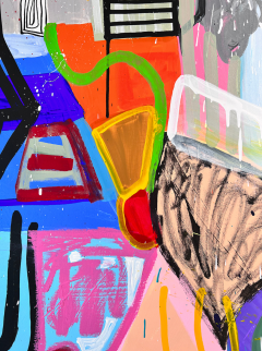 Daniela Marin Vista I Abstract painting 2023 - 3656168