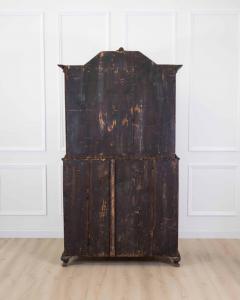 Danish 18th Century Bow Fronted Rococo Secretary - 4707324