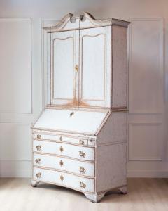 Danish 18th Century Rococo Secretary c 1760 - 4571780