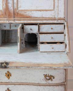 Danish 18th Century Rococo Secretary c 1760 - 4571799