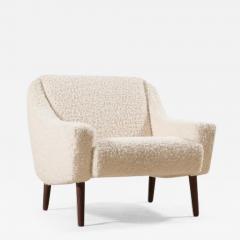 Danish Armchair with Teak Feet 1960s - 3162497