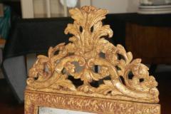 Danish Baroque Carved Giltwood Mirror with Original Plate - 790275